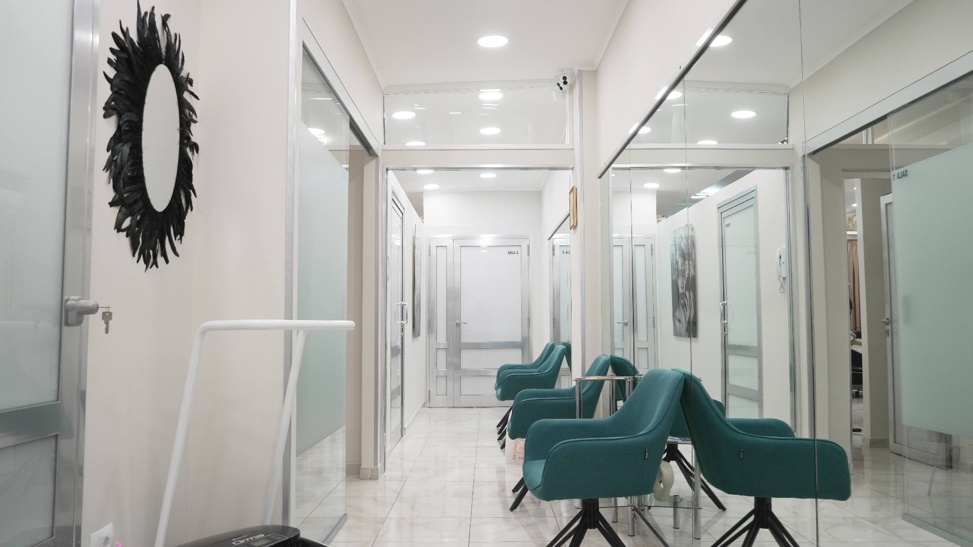 Interno del centro medico estetico Miya